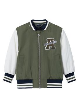 Bomber Nome It Kid Main verde para menino