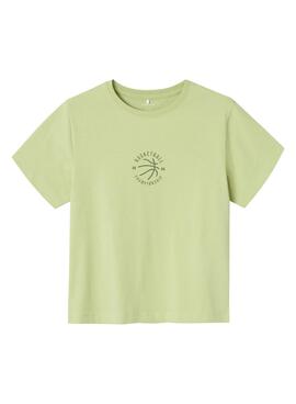 Camiseta Name It Kelfon verde para menino