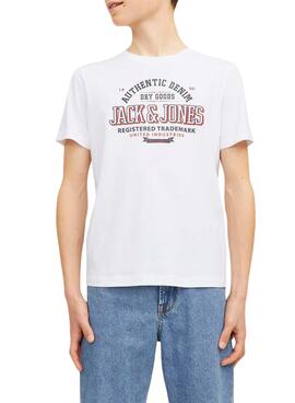 Camisa Jack and Jones com logo branco para menino