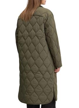 Casaco acolchoado Tommy Jeans Onion verde para mulher