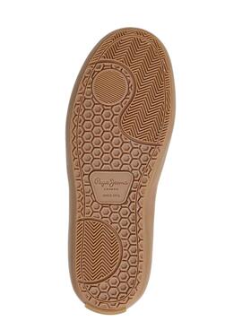 Ténis Pepe Jeans Travis retro branco para mulher