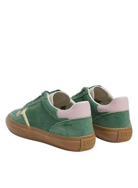 Tênis Pepe Jeans Travis retro verde para mulher