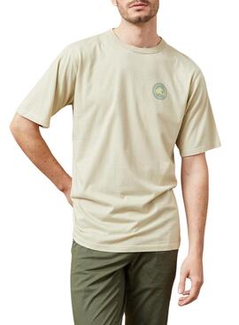 Camisa Altonadock Maps bege para homens