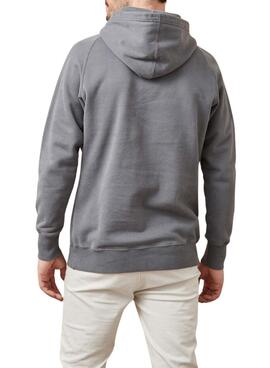Moletom com capuz Altonadock Maps cinza para homem