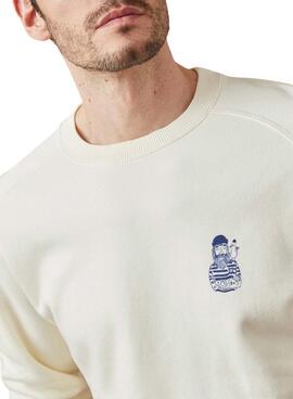 Moletom Altonadock Seagull bege para homem