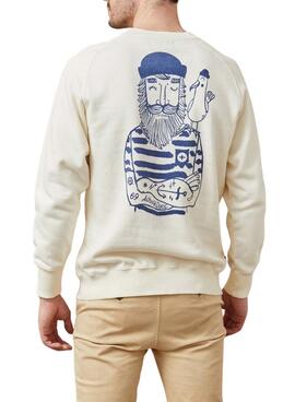 Moletom Altonadock Seagull bege para homem