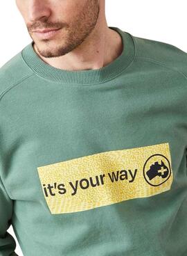 Moletom Altonadock Its Your Way verde para homem