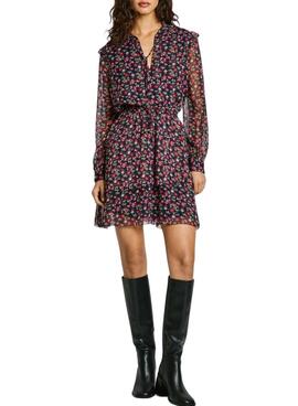 Vestido Pepe Jeans Olive azul marinho para mulher