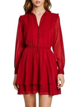 Vestido Pepe Jeans Otto vermelho para mulher
