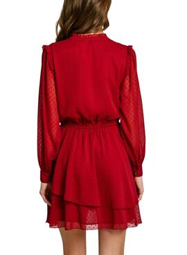 Vestido Pepe Jeans Otto vermelho para mulher