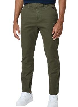 Calça Tommy Jeans Austin chino verde para homem