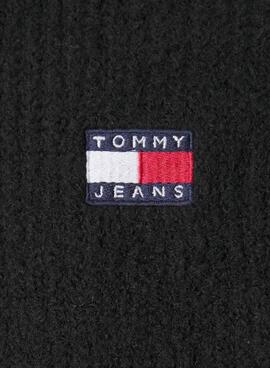 Jersey Tommy Jeans Raglan com zíper preto para homem