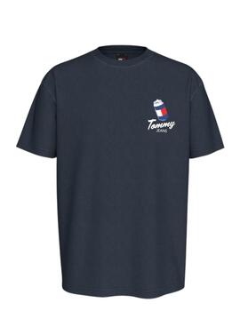 Camiseta Tommy Jeans Fun Novelty marinho para homem