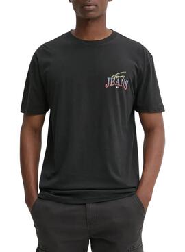 Camiseta Tommy Jeans Diamond preta para homem