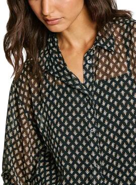 Blusa Pepe Jeans Samantha preta para mulher