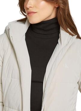 Casaco Calvin Klein Jeans Soft Touch branco para mulher