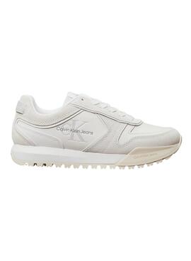 Sapatilhas Calvin Klein Jeans Toothy branco para mulher
