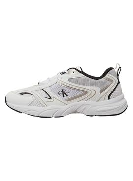 Sapatilhas Calvin Klein Jeans Retro Tennis branco para homem
