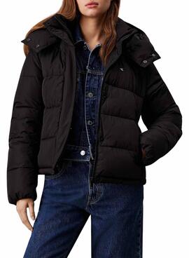 Jaqueta Calvin Klein Jeans Matte Preto para mulher