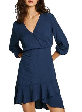 Vestido Pepe Jeans Kendall azul para mulher