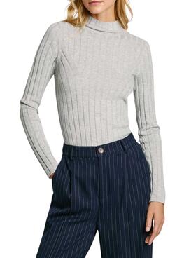 Camisola Pepe Jeans Izabel cinza para mulher