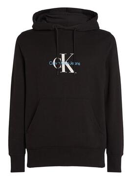Moletom Calvin Klein Jeans Distressed preto para homem