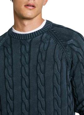 Camisola Pepe Jeans Camdem azul para homem