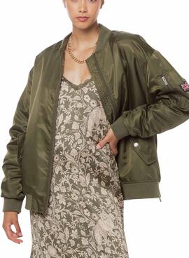Jaqueta Pepe Jeans Britanny verde para mulher