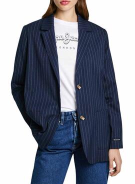 Blazer Pepe Jeans Dori Azul Marinho para mulher