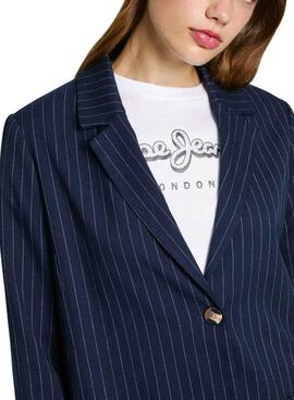 Blazer Pepe Jeans Dori Azul Marinho para mulher