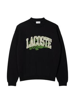 Moleton Lacoste College preto para homens