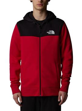 Jaqueta The North Face Icon Vermelha e Preta para homem