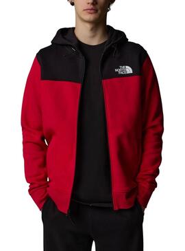Jaqueta The North Face Icon Vermelha e Preta para homem