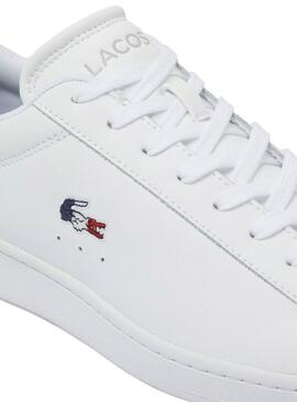 Ténis Lacoste Carnaby France Branco para homem