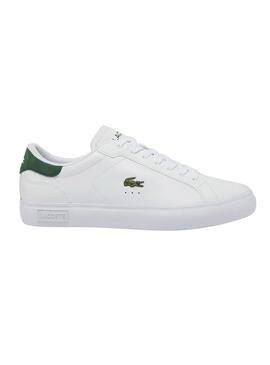 Ténis Lacoste Powercourt Branco e Verde para homem