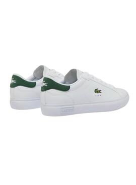 Ténis Lacoste Powercourt Branco e Verde para homem