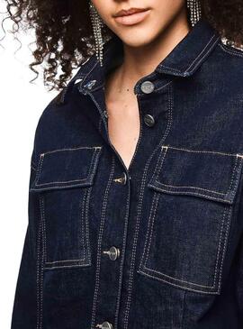 Casaca Denim Pepe Jeans Peggy Dua Lipa Mulher