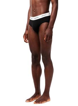 Pack de Cuecas Lacoste Slip Cores Neutras para homem