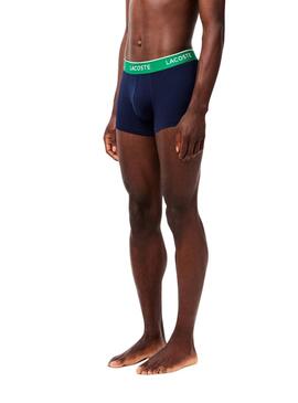 Pack de Boxers Lacoste Azul Marinho para homem