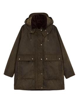 Parka Pepe Jeans Corina Verde Dua Lipa para Mulher