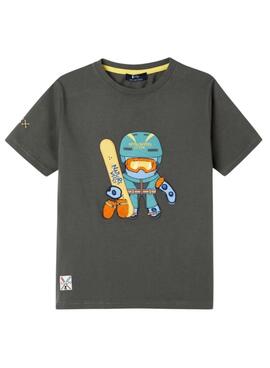 Sweatshirt El Pulpo Snowboard azul-marinho para homem.