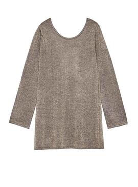 Vestido Pepe Jeans Kate Dua Lipa Gold para Mulher