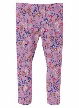 Leggings Name It Nirianne Blooming Rosa para menina