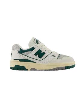 Ténis New Balance B550 Verdes e Brancos