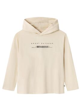 Sweatshirt Name It Odiska Cor Areia para menina