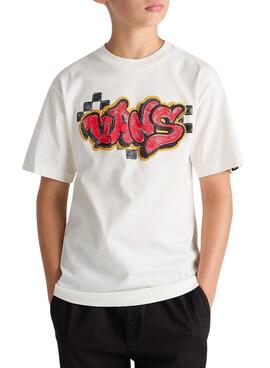 Camiseta Vans Tagged Cru para crianças