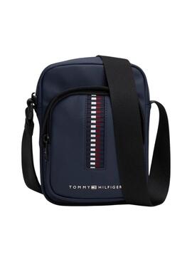 Bolsa Tommy Hilfiger Reporter Corporate azul marinho para homem