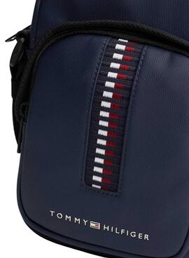Bolsa Tommy Hilfiger Reporter Corporate azul marinho para homem