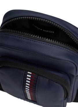 Bolsa Tommy Hilfiger Reporter Corporate azul marinho para homem