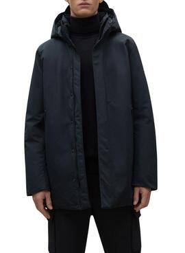 Jaqueta Ecoalf Parko preta para homem.
